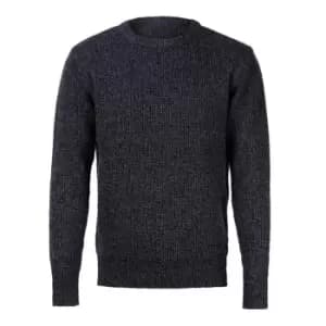 Firetrap 2Col Knitted Jumper - Black