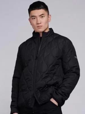 Barbour International Accelerator Race Quilt, Black, Size L, Men