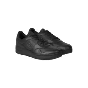 Tommy Jeans Retro Leather Basket Trainers - Black