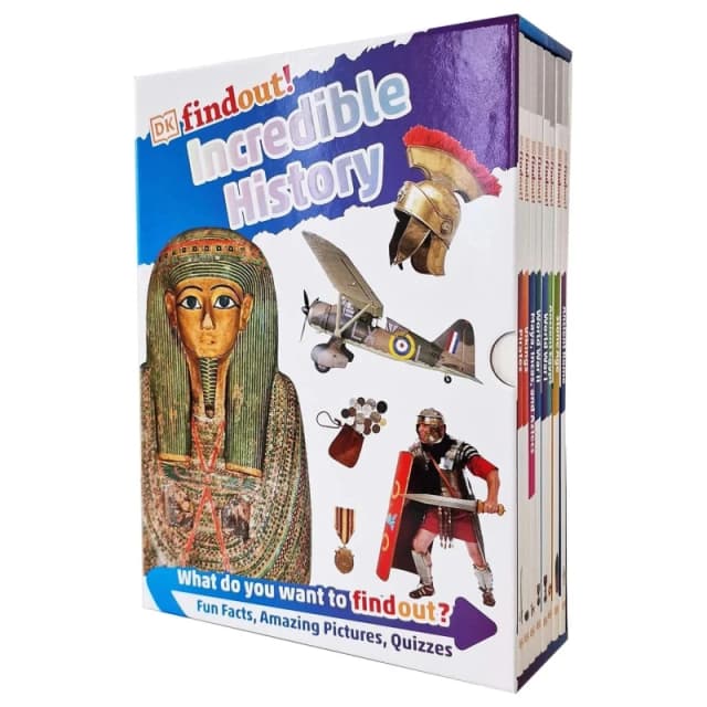 DK Find Out! Incredible History Collection 8-Book Box Set DK Books