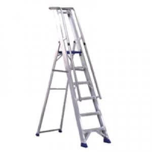 Slingsby Aluminium Step Ladder With Platform 8 Steps 377858
