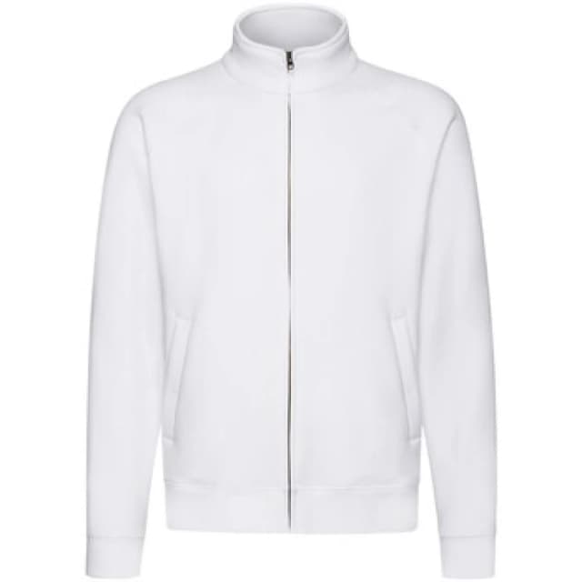Fruit Of The Loom Fruit of the Loom Men Premium Plain Jacket in White Size: large White L Male 5063652800911