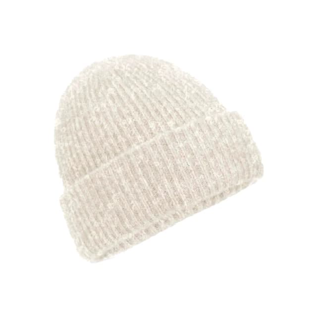 Beechfield Beechfield Men Ribbed Beanie in Beige Beige One Size Male 5063377023008