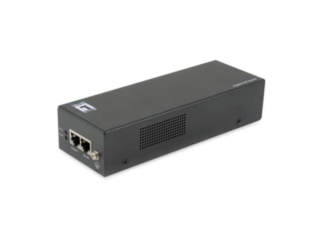 LevelOne Gigabit PoE Injector. 802.3 af/at/bt. 90W