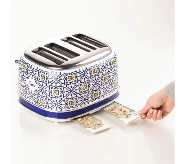 ARIETE Capri 0156/0C 4-Slice Toaster - Blue,White 8003705122918