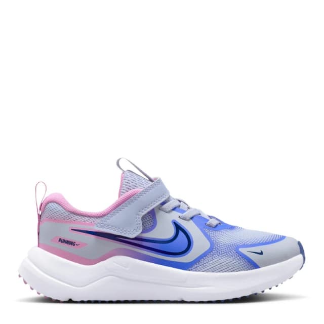 Nike Cosmic Runners Childrens Ghost/Pink female C10 (27.5)