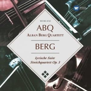 Berg Lyrische Suite/Streichquartett Op 3 by Alban Berg CD Album