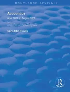 Accountics Part III January 1900 to August 1900
