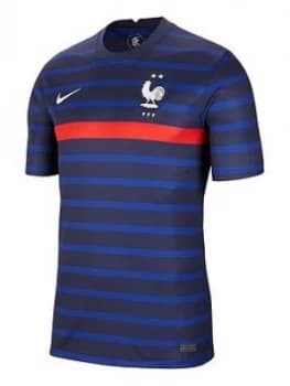 Nike Mens France 2020 Home Short Sleeved Stadium Shirt