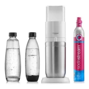 Sparkling water maker SodaStream Duo White + 2 bottles