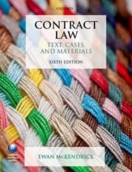 Contract Law by Ewan Mckendrick Paperback
