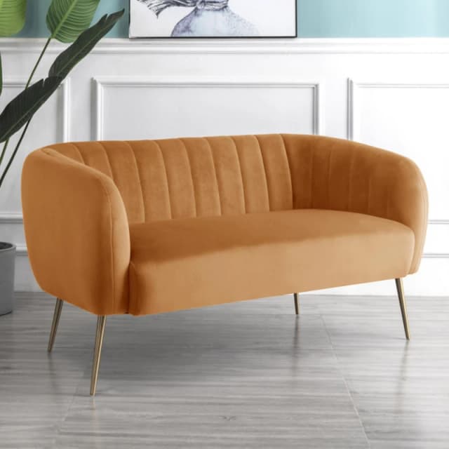Artemis Home Matilda 2 Seat Sofa in Orange Size: 2 Seater Orange Unisex 2 Seater