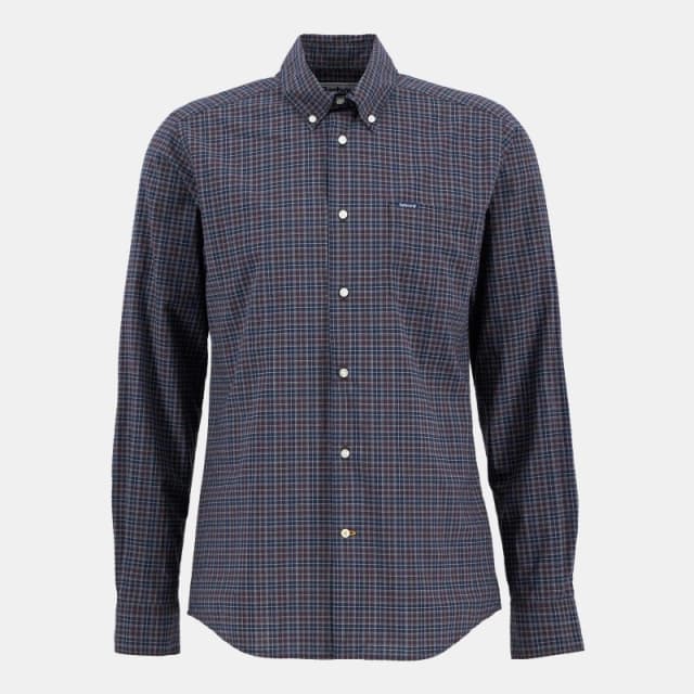 Barbour Lomond Tailored Fit Shirt MdOak Trtn TN38 male S