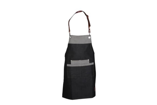 Barbary And Oak 2 Tone Denim Apron Aprons Medium Blue 71234418390