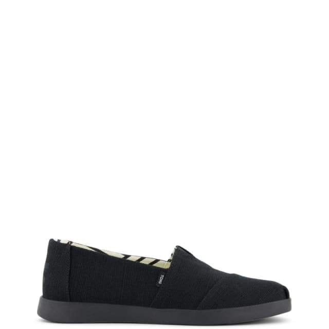 TOMS Womens Alpargata Plus Shoe in Black Size: 8 Black Female 8