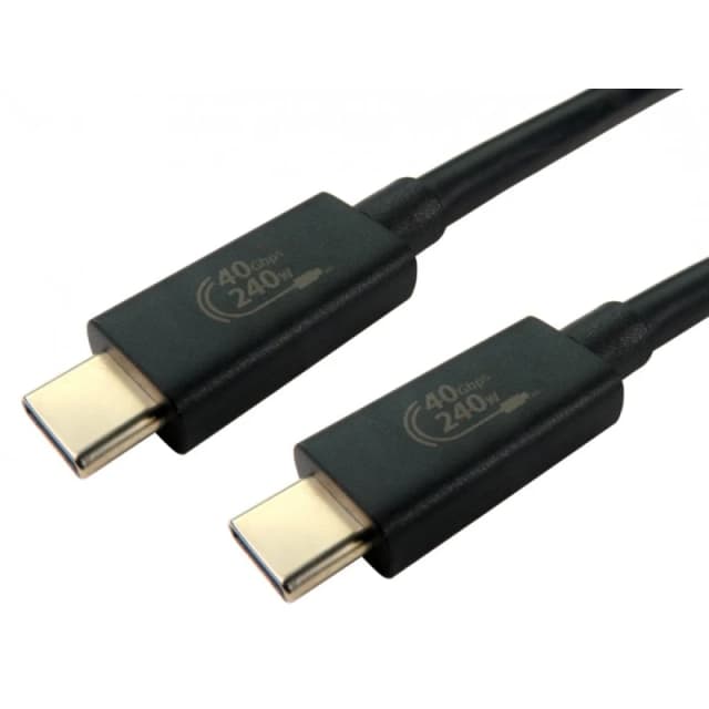 Cables Direct Cables Direct 0.7m USB4 40Gbps 240W EPR C-C Cable 5AMP TID Certified USB4-5070E