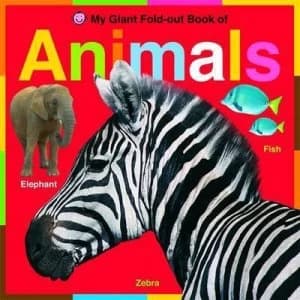 My Giant Fold-Out Book of Animals by Jo Ryan and Natalie Boyd Hardback