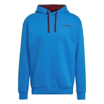 adidas Terrex Logo Graphic Hoodie Mens - Blue