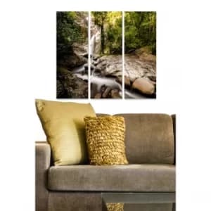 MDF167313062 Multicolor Decorative MDF Painting (3 Pieces)