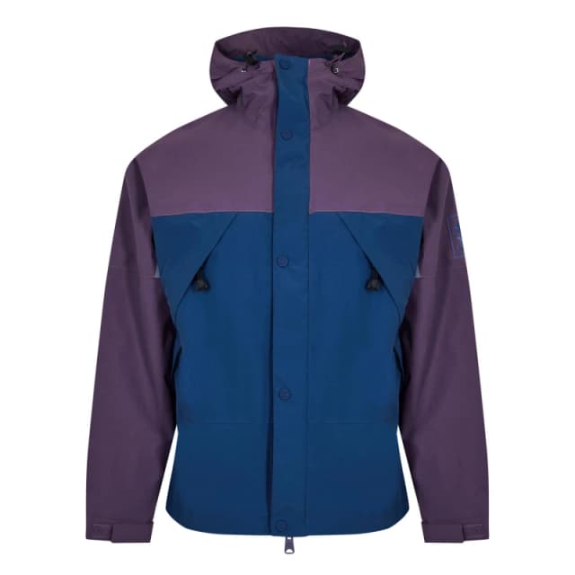 Timberland Mens Archive WP Shell Waterproof Rain Anorak Vtgviolet-denim male S