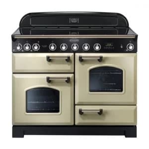 Rangemaster CDL110EICRB Classic Deluxe 110cm Induction Range Cooker Cream-B
