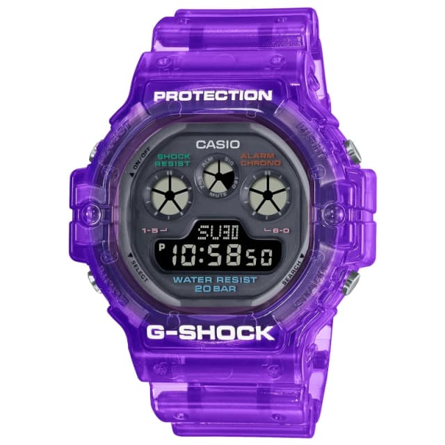 Casio G-Shock DW-5900JT-6ER Joytopia Purple Resin Strap Watch - W17429