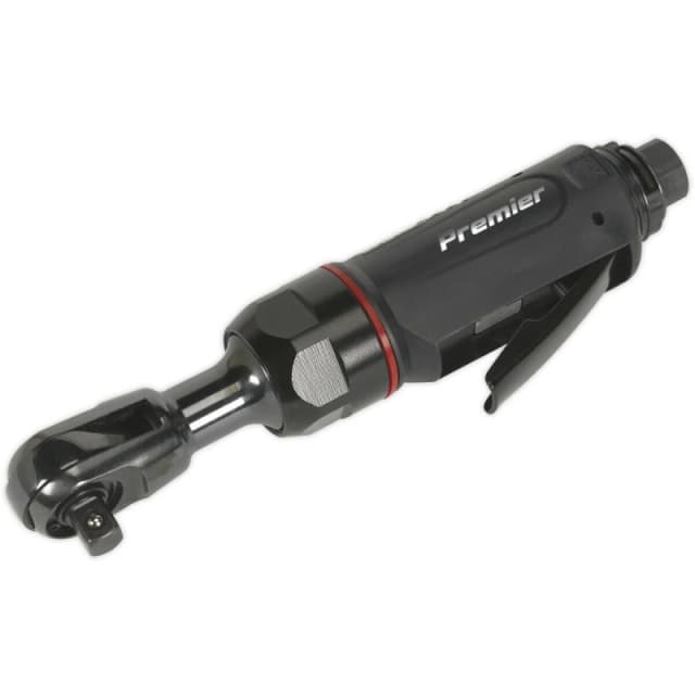 Loops Mini Air Powered Ratchet Wrench - 3/8" Sq Drive - Twist Reverse - Composite Grip Multi