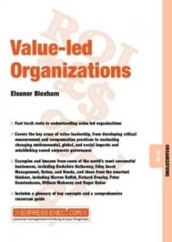 Value-Led Organizations by Eleanor Bloxham Book
