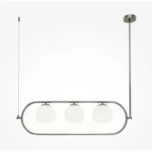 Maytoni Maytoni Erich Modern 3 Light Globe Pendant Ceiling Light Nickel E14