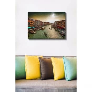 Kanvas Tablo (50 x 70) - 8 Multicolor Decorative Canvas Painting