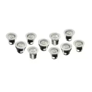 Robus VITA 3.6W Warm White LED Circular IP68 Deck Lights With 10 Fittings Kit - R3LED10SWW-01