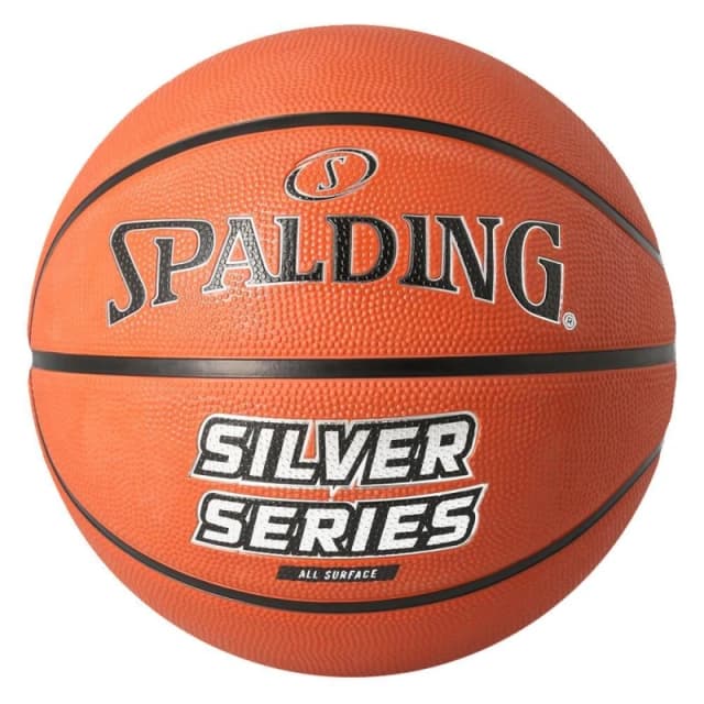 Spalding Silver Basketballs Orange unisex size 6