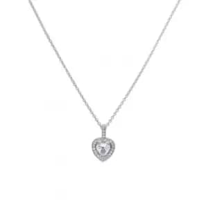 Diamonfire Silver White Zirconia Heart Pendant P4616