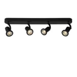Jaster-Led Modern Ceiling Spotlight Bar - LED - GU10 - 4x5W 2700K - Black