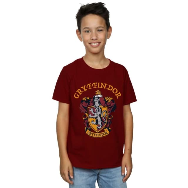 Harry Potter Gryffindor Crest T-Shirt Burgundy