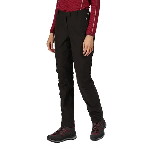 Regatta Womens Highton Winter Multi Pocket Walking Trouser 14 - Waist 31' (79cm), Inside Leg 31' Black RWJ238R-800-14R