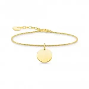 Sterling Silver Gold Bracelet A1960-413-39-L19V