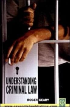Understanding Criminal Law by Rodger Geary Paperback