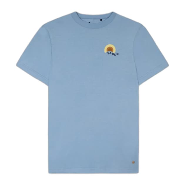 Faguo Recycled cotton T-Shirt Faguo Lugny Bleu Unisex XL