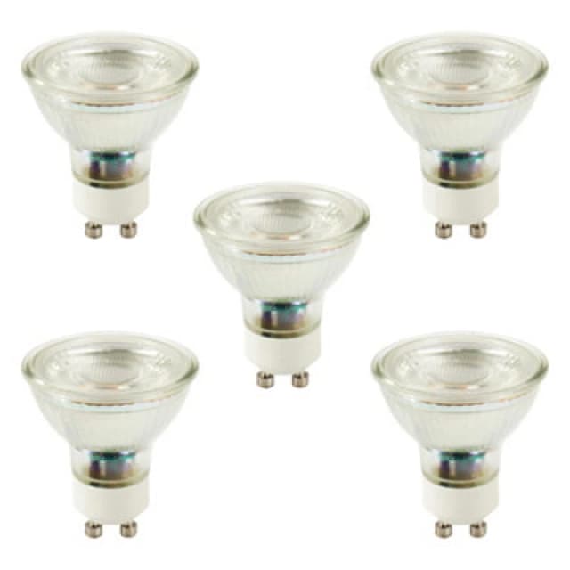 Litecraft Gu10 5W Pack Of 5 Warm White LED Light Bulbs