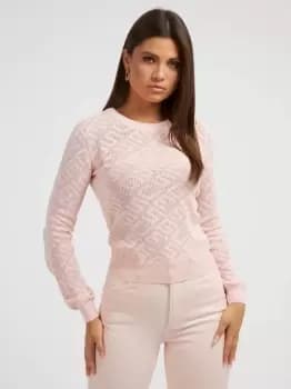 Guess All Over Logo Sweater