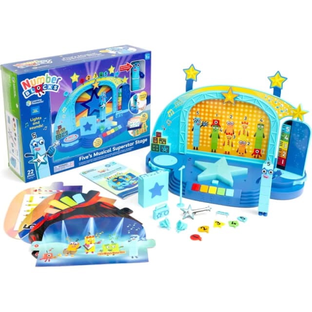 Learning Resources Numberblock Five's Magical Superstar Stage - Age 3+