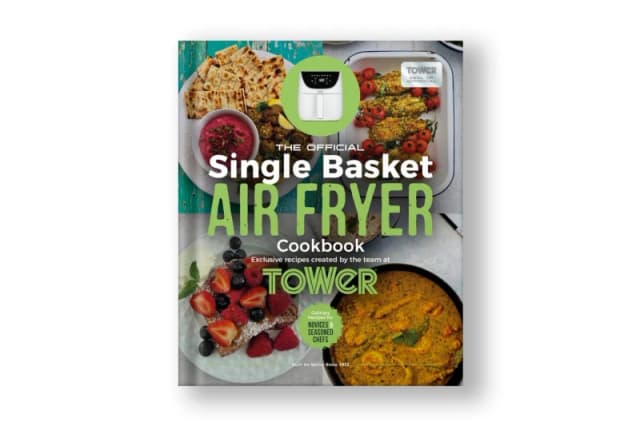 Tower TowerRecipe Book for Single Basket Air Fryers, 250 pages, Hard Cover in Natural Natural One Size Unisex 5056462371719