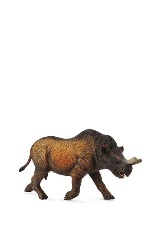 CollectA Prehistoric Megacerops Toy Brown unisex