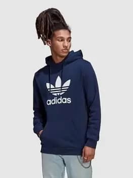 adidas Originals Trefoil Hoodie - Indigo, Size XS, Men