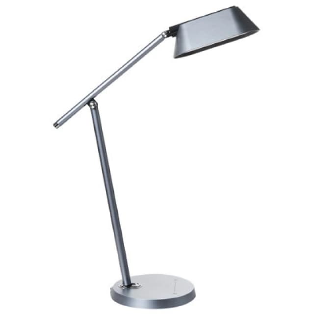 Beliani LED Desk Lamp Leonis With Dimmer Grey