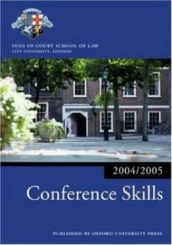 Conference Skills by Inns of Court School of Law Paperback