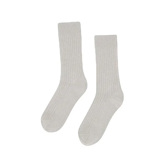 Colorful Standard Football Socks Colorful Standard Snow Melange Gris Unisex 36/40