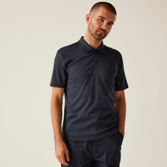 Regatta Mens H/M Polo Shirt Navy male S