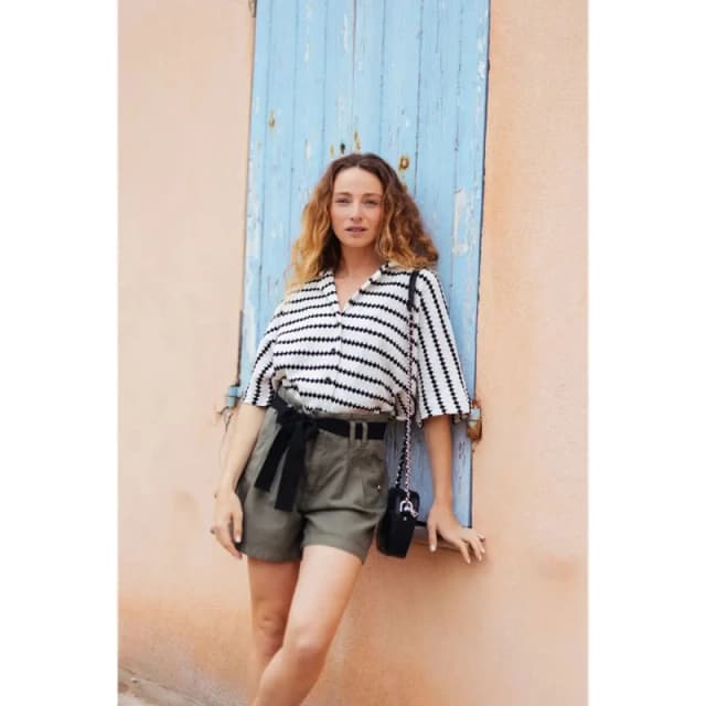 Le Temps des cerises Womens shorts Le Temps des cerises AMB Gris Female 24